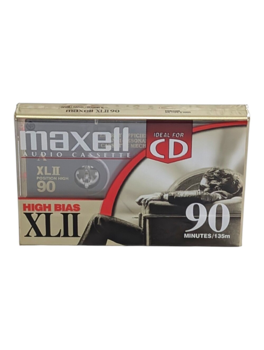 MAXELL XL-II 90 Type II 2002 Audio Cassette Tape Brand New Sealed